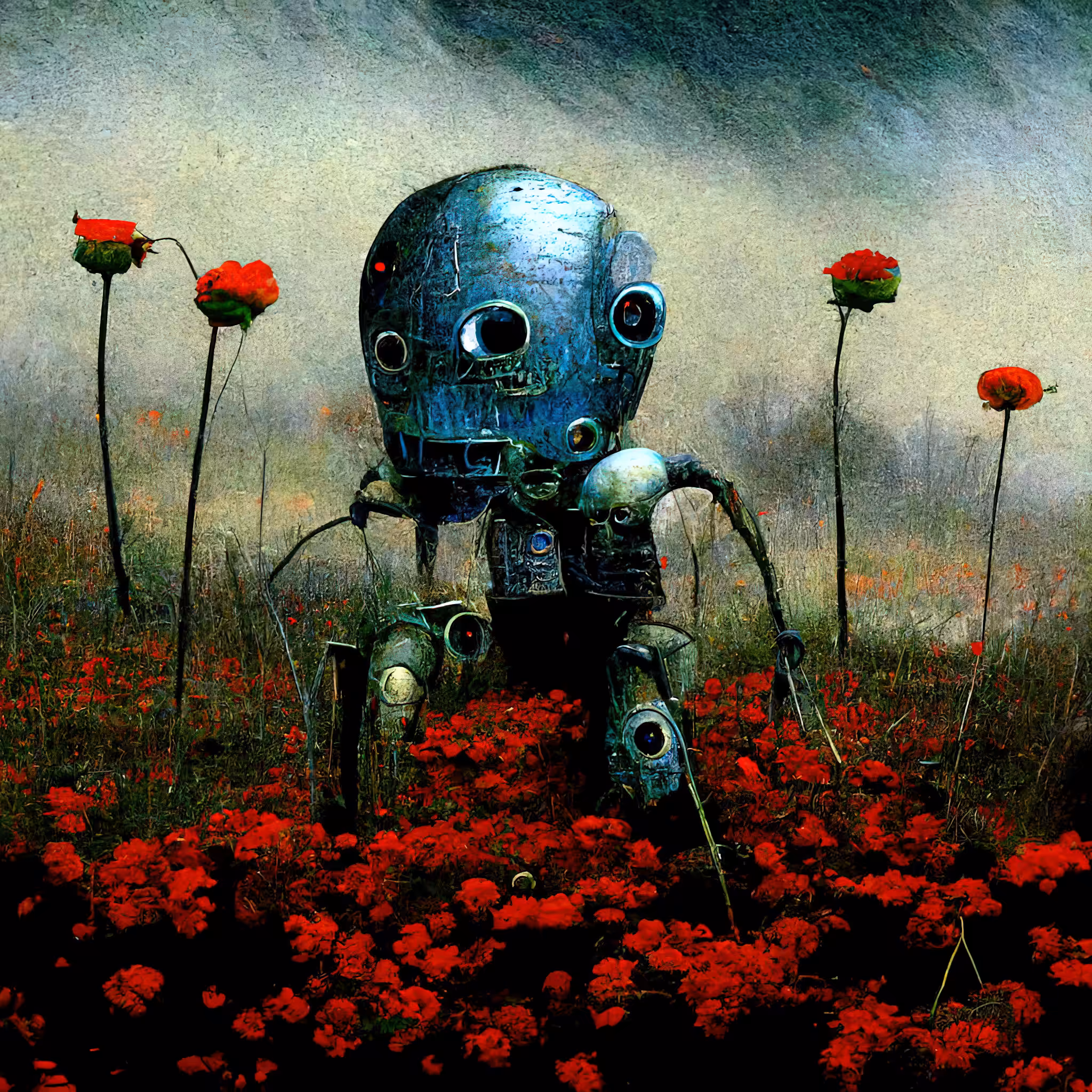 Robot Loves Poppies