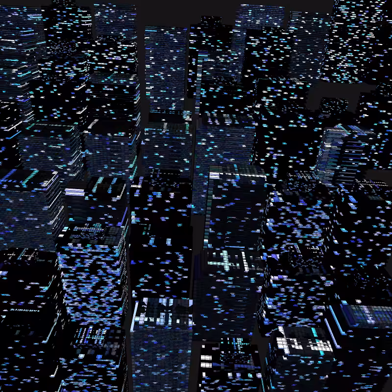 Night city glow #9