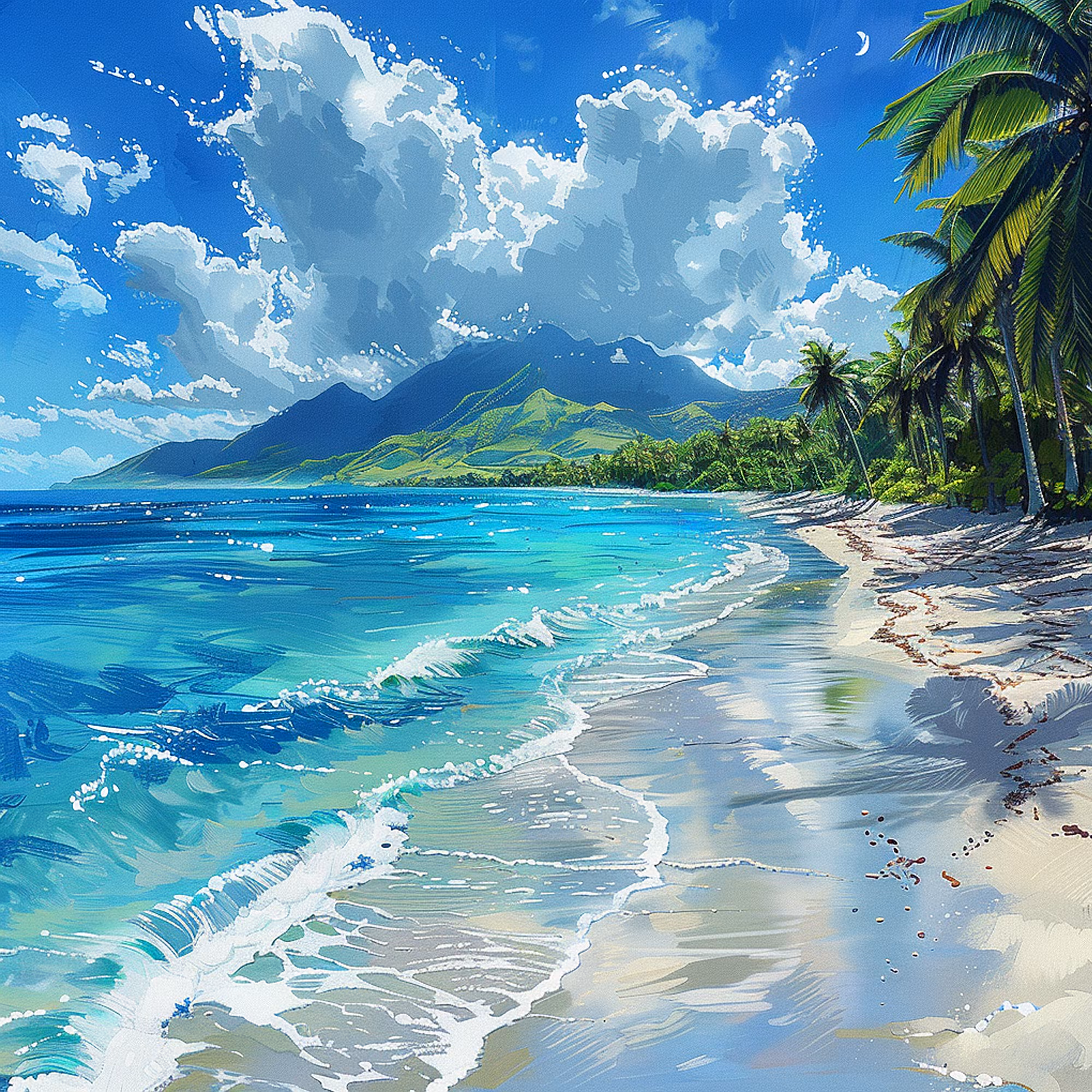 Inspiration from the sound of the waves