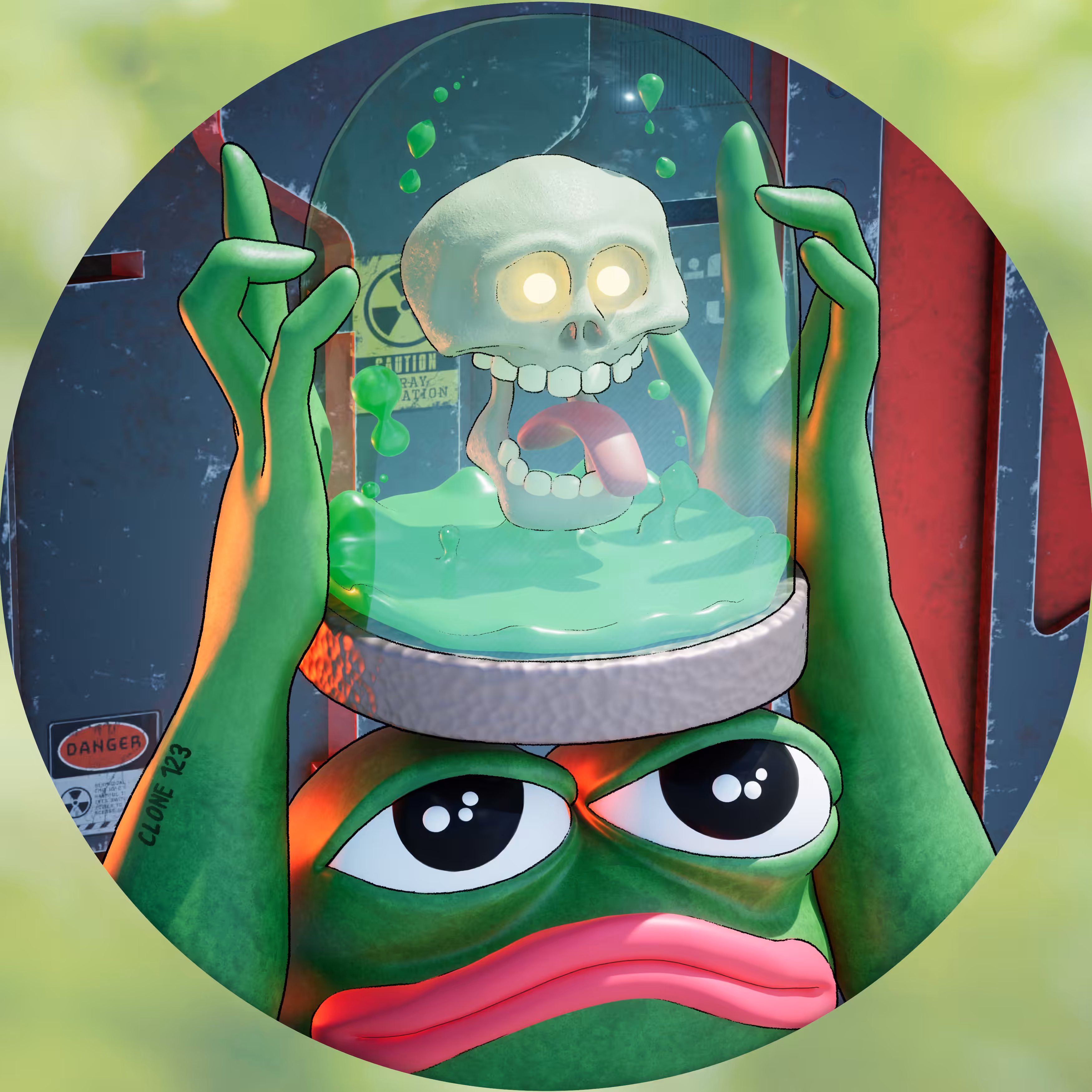 PEPE LABORATORY SKULL