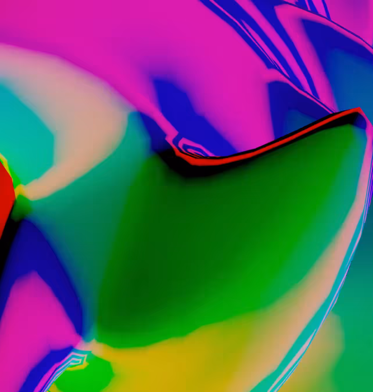 Cosmic Rainbow Swirl