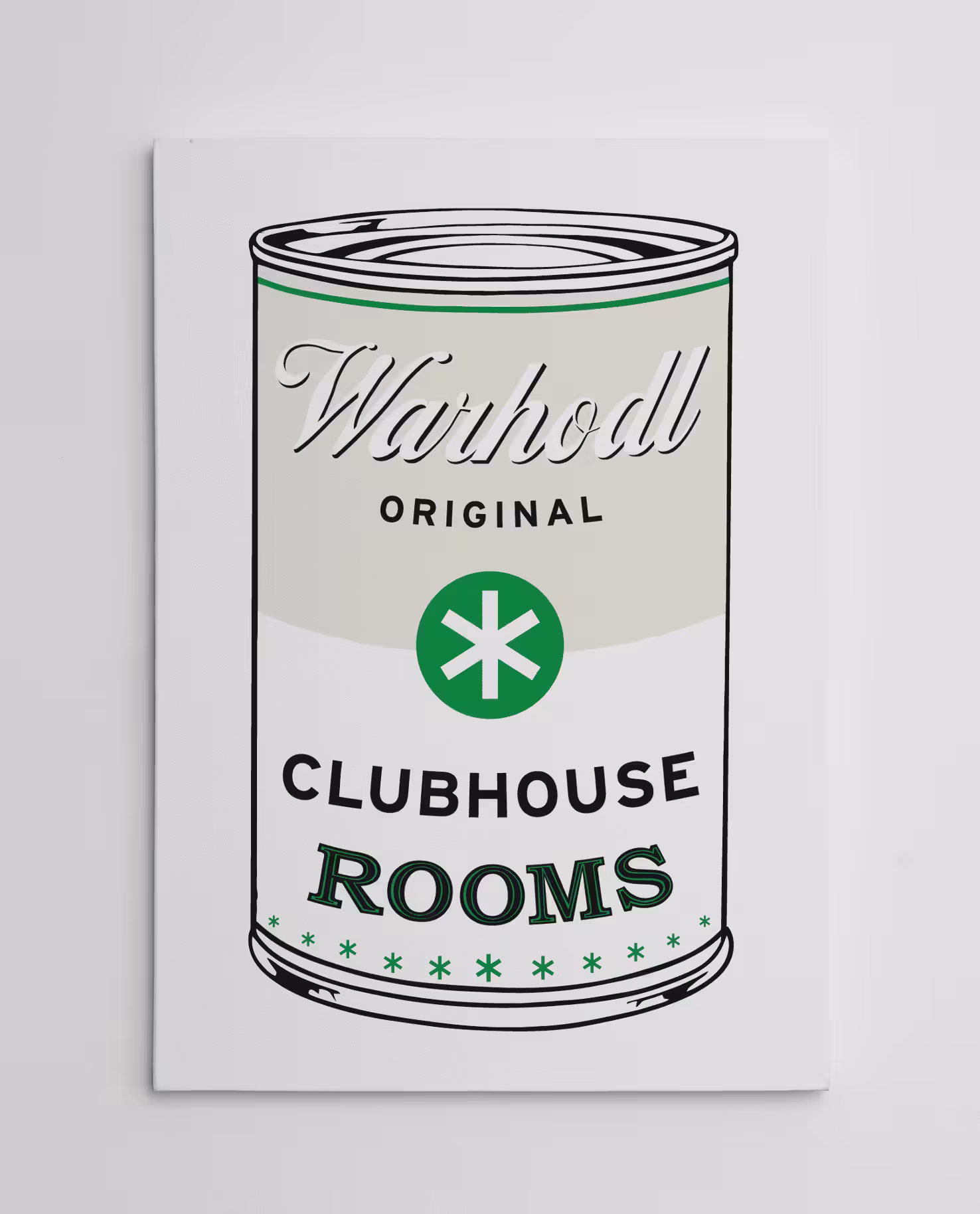 WARHODL Artist Proof "CLUBHOUSE" Original Can