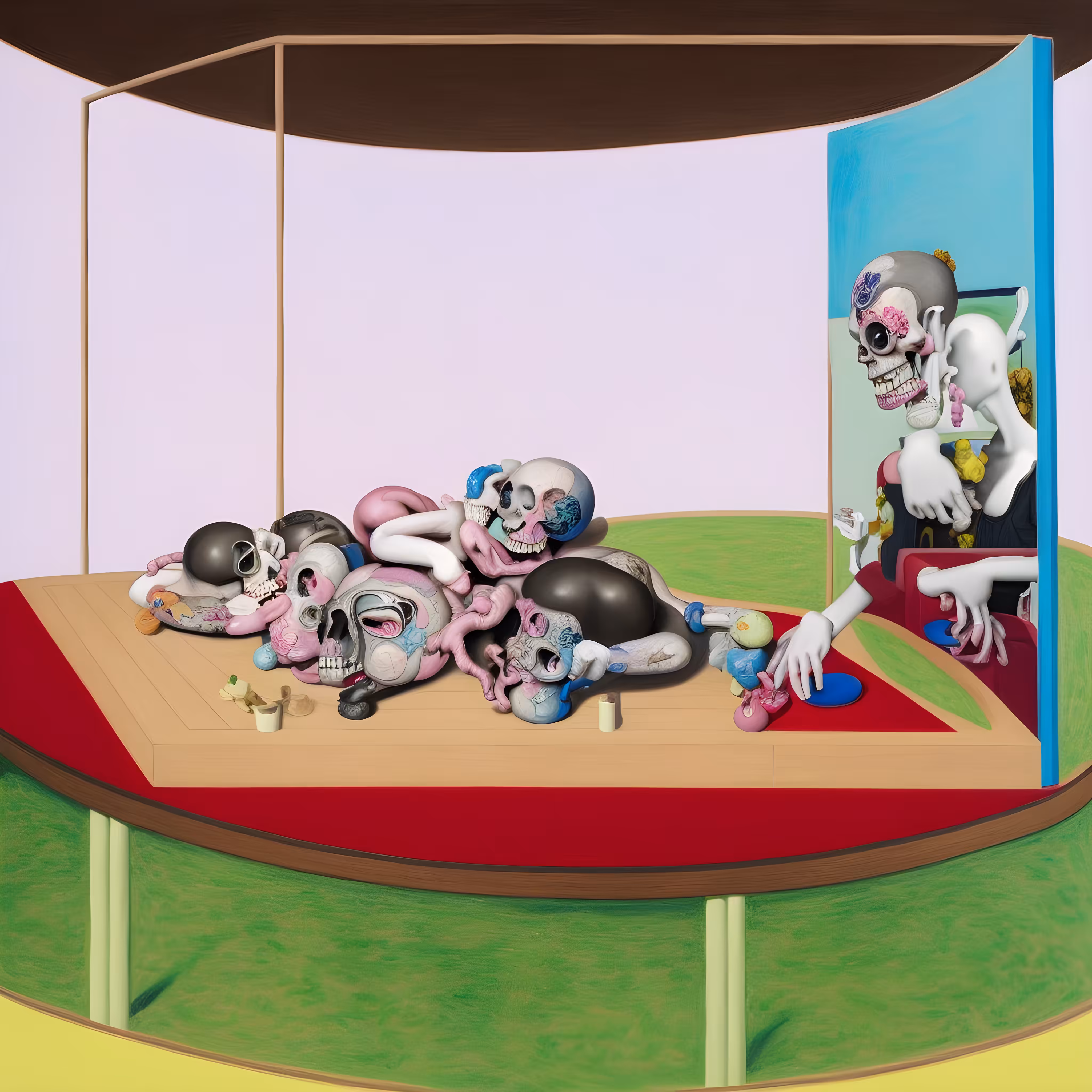 Right Panel of Triptych (1967), after Bacon