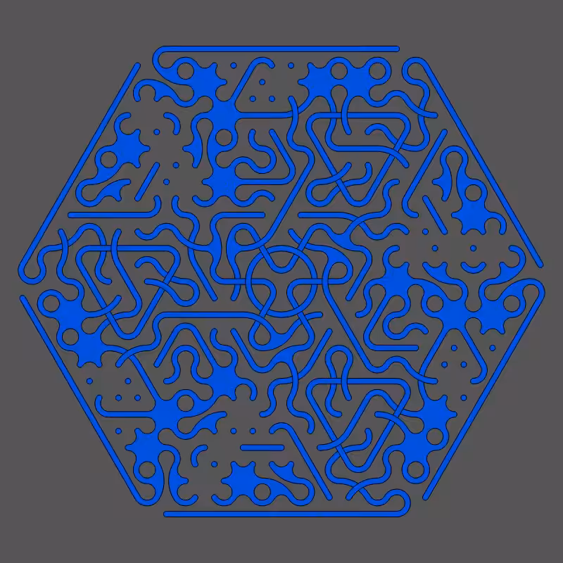 Threefold Symmetry - Dark Variations #364