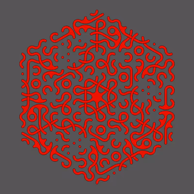 Threefold Symmetry - Dark Variations #12