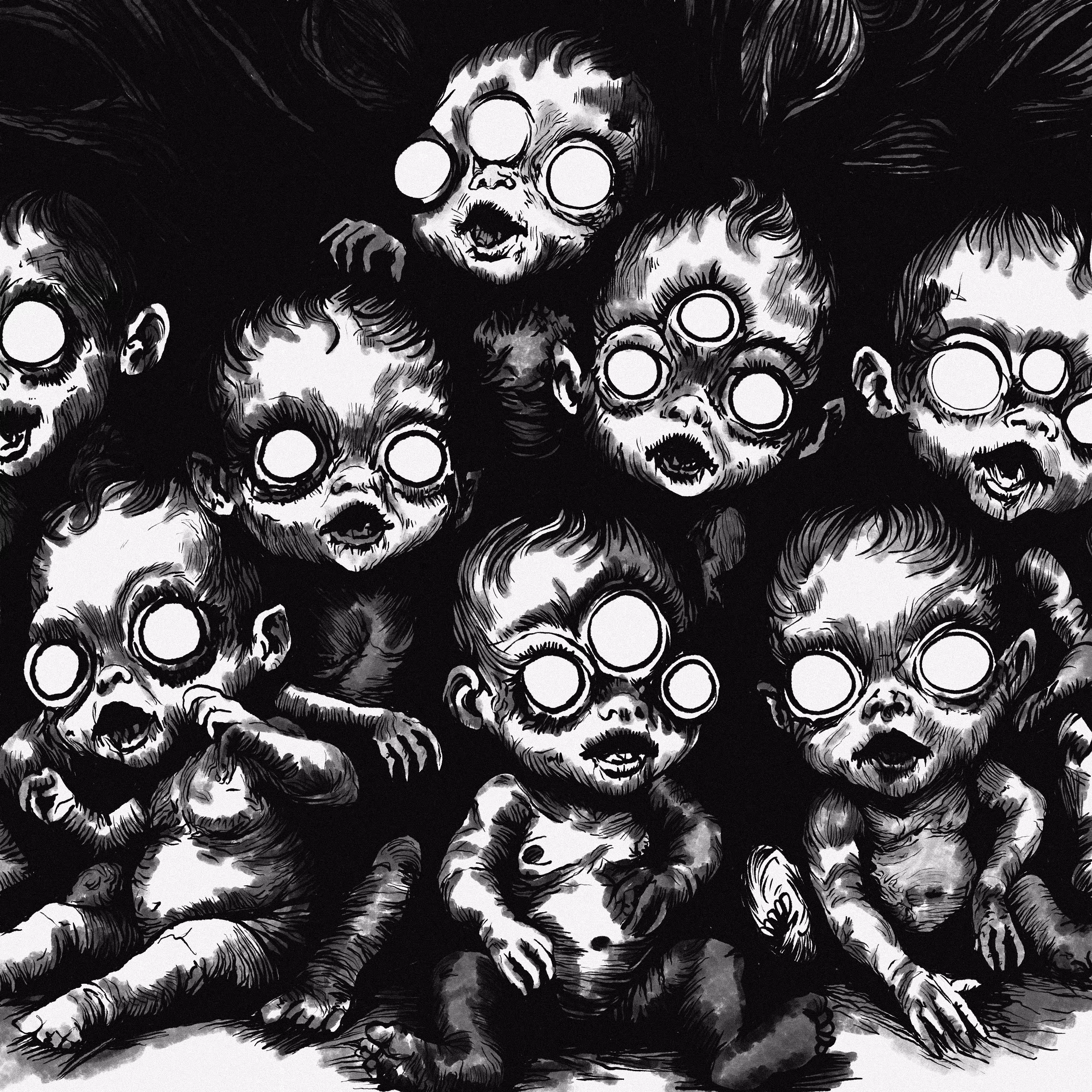 Childhood Buried in the Darkness