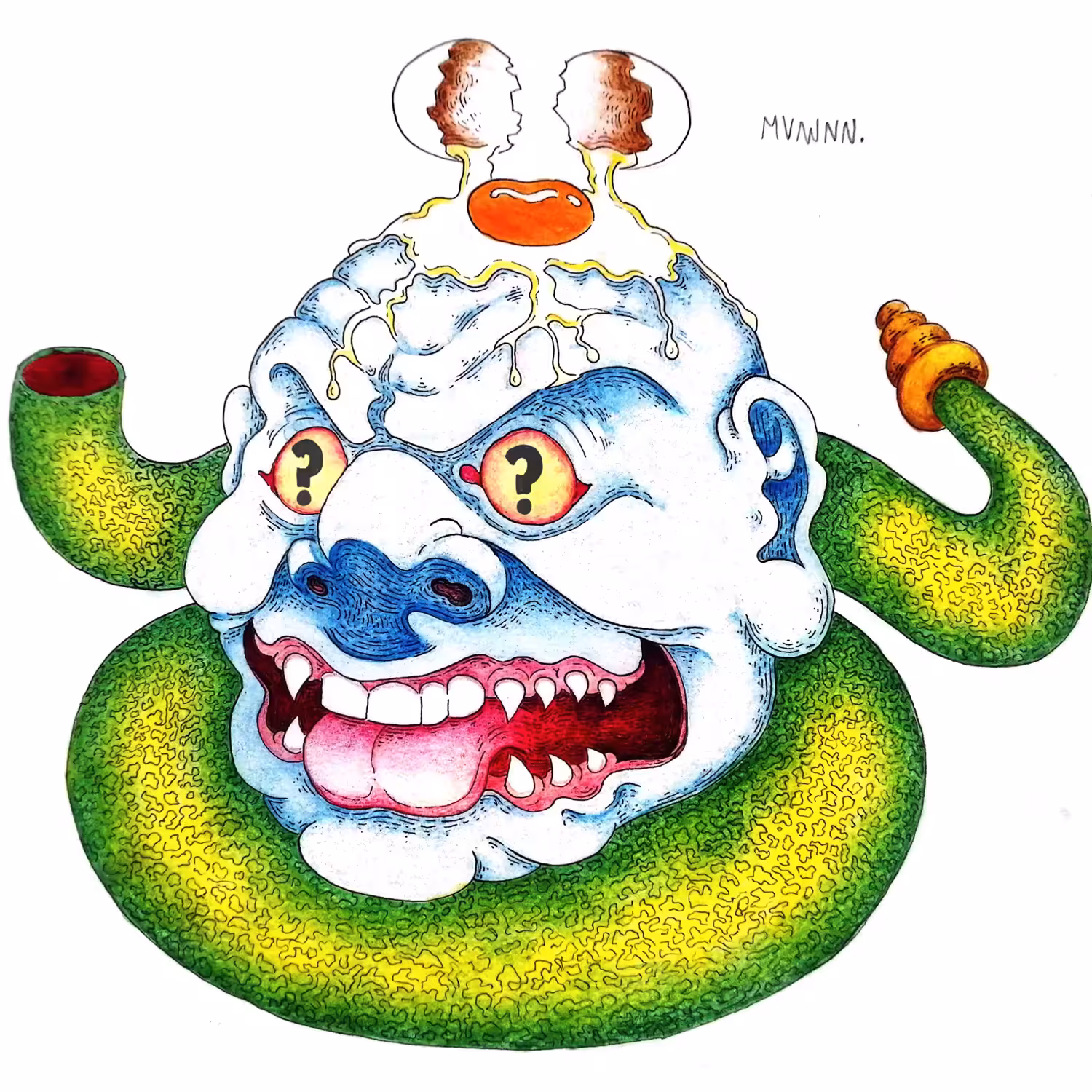 " the effect of the raw egg on the human mind "