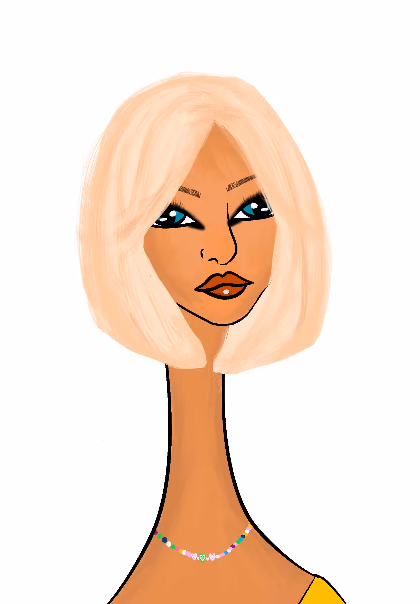 Long Neckie Ladies: Long Neckie Lady #1561