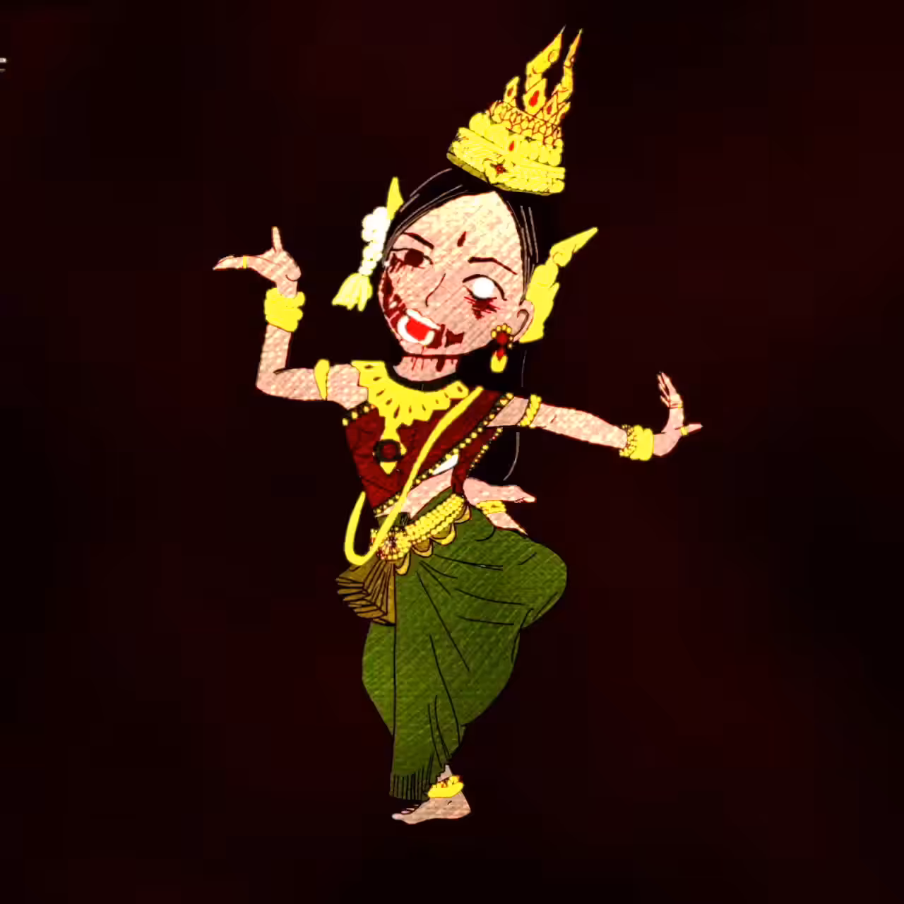 Thai Dancing Ghost