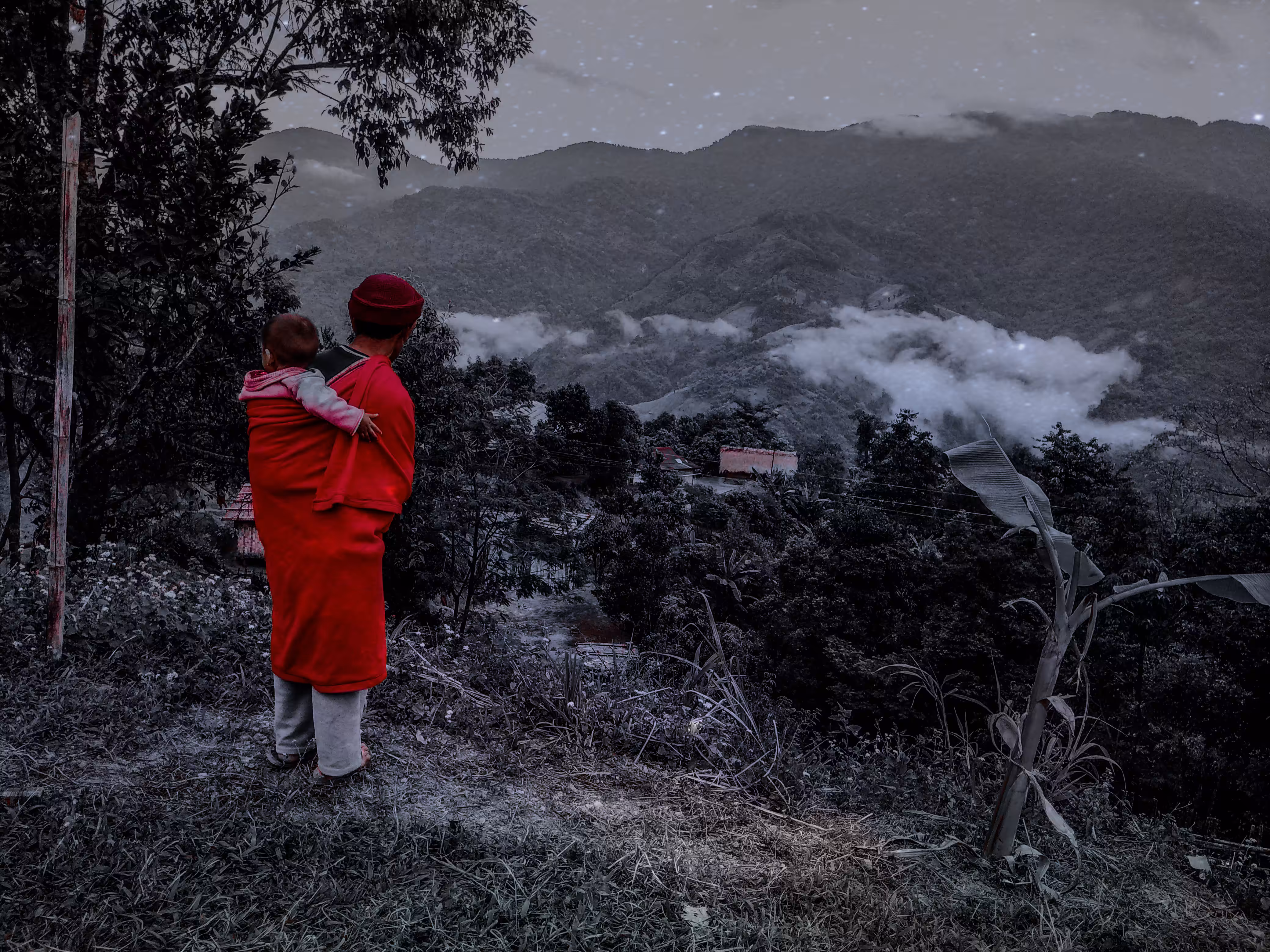 A reverie in red