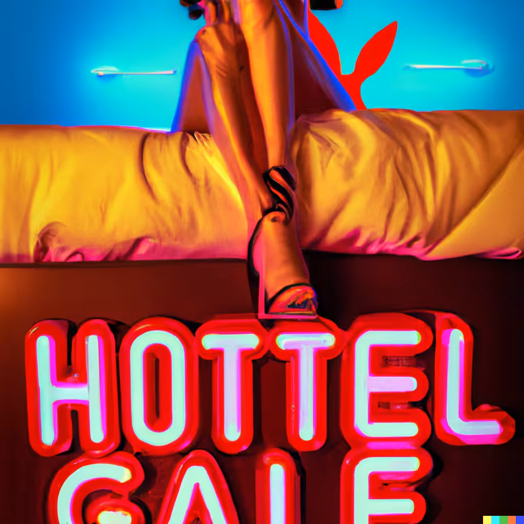 MISS AL SIMPSON X DALL-E 2 - LOST MOTEL 62