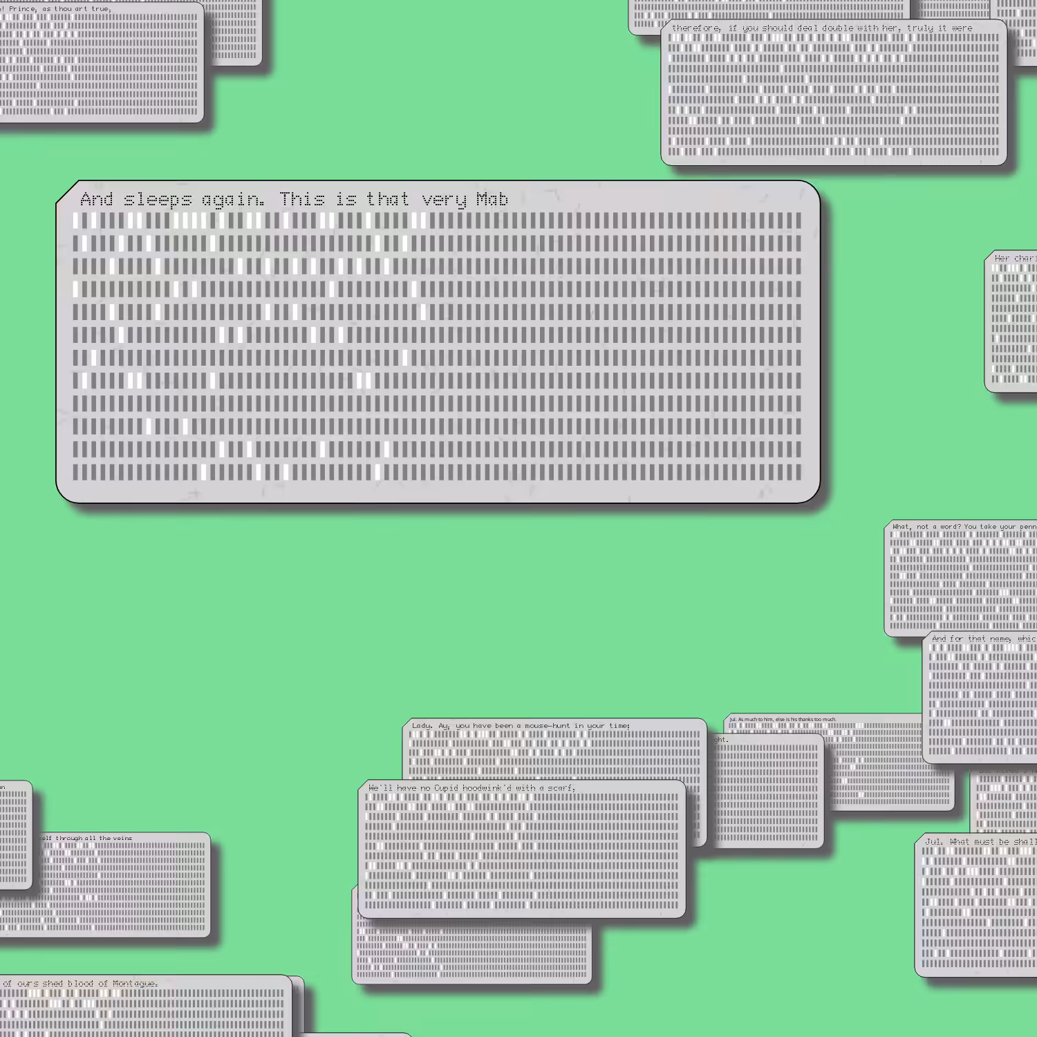 Romeo and Juliet on Punched Cards (Free) #119