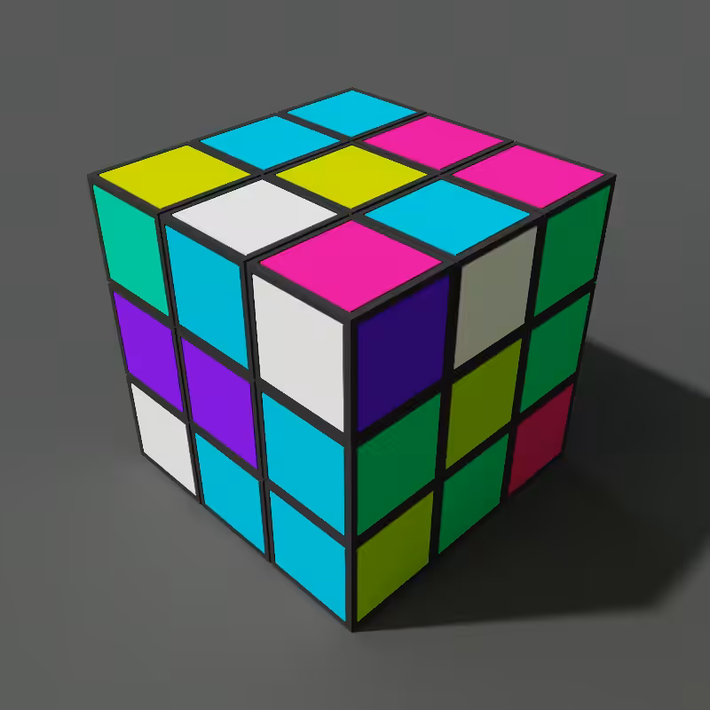 Rubik's cube in Voxel #2