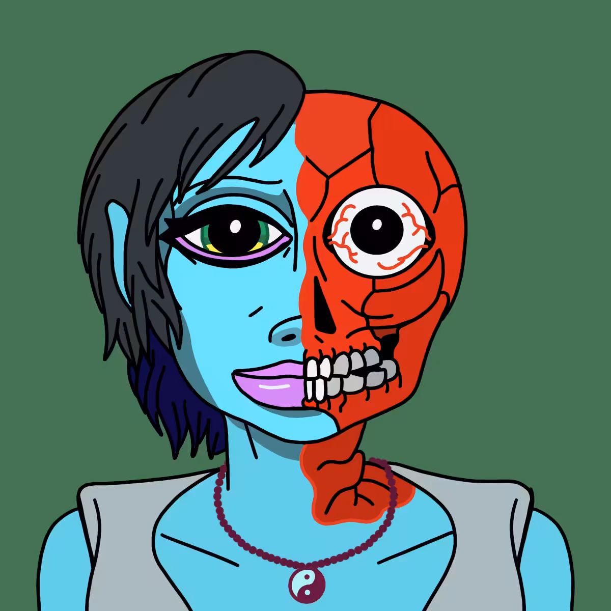 |Hedz| Twoface Bluegirl