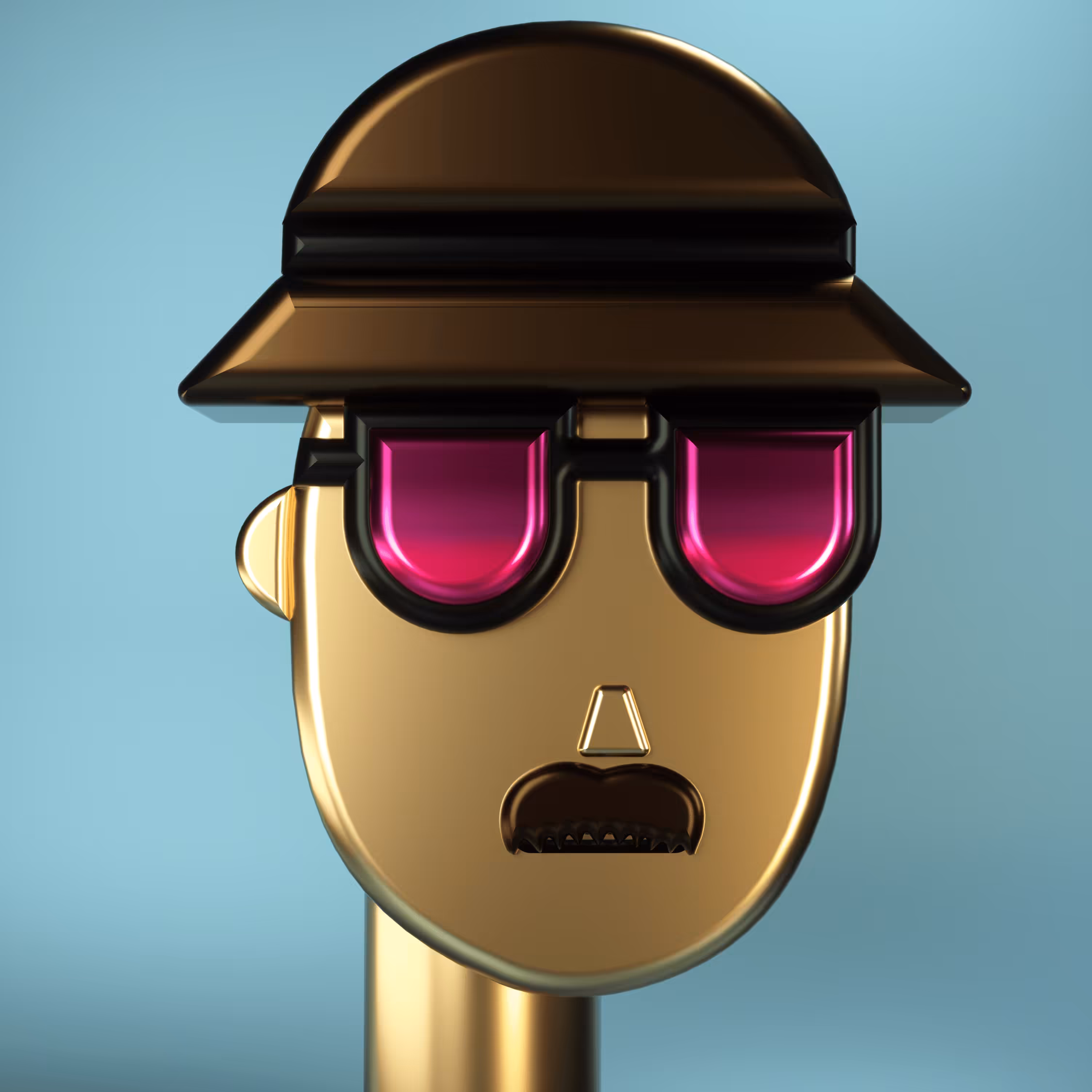 3D Chrome Punk #0256