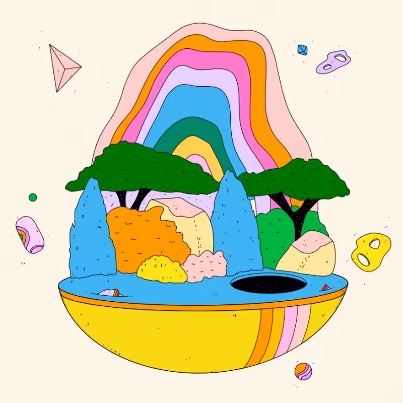 🌈🌴🪐 #193