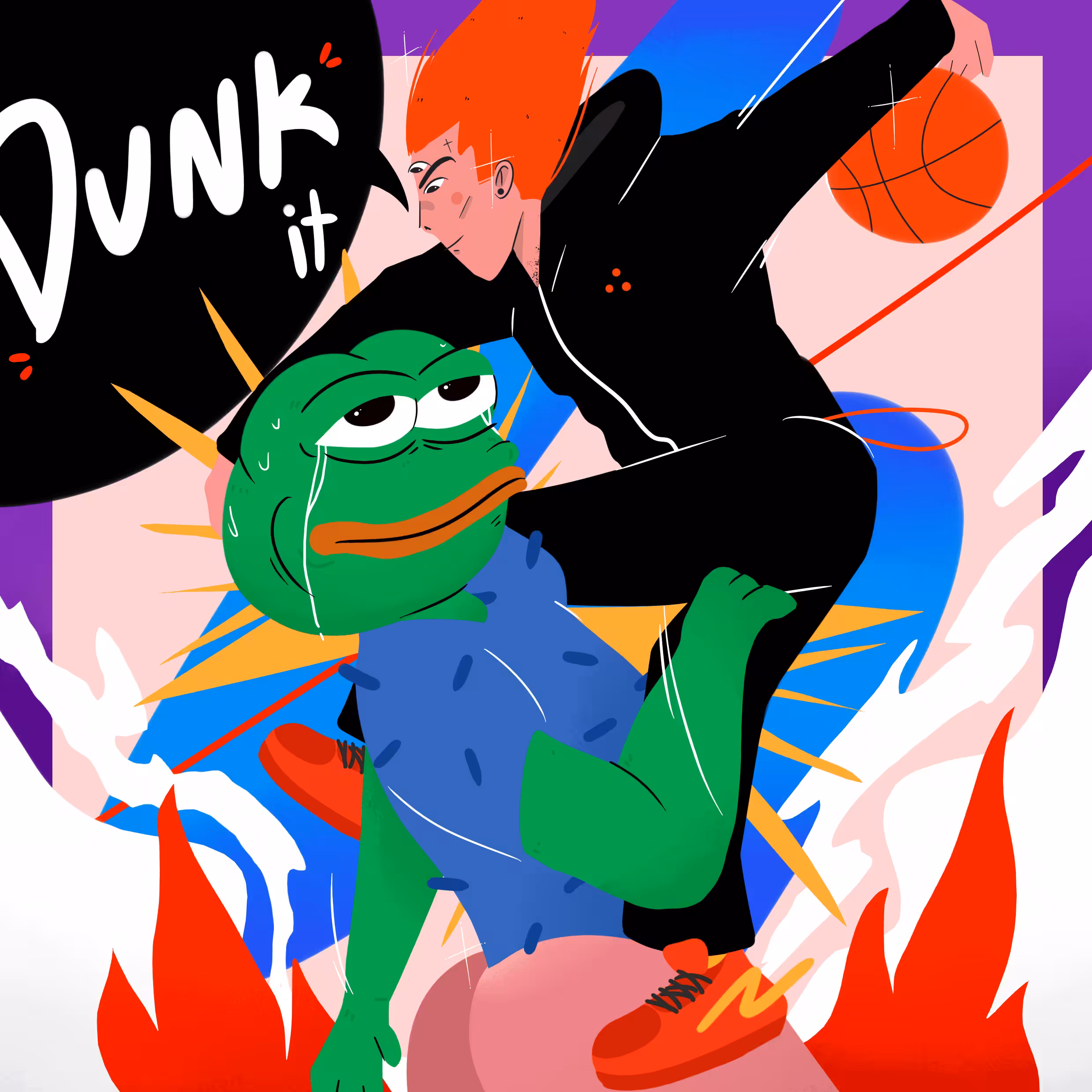 Hellkids X Event Pepe the frog