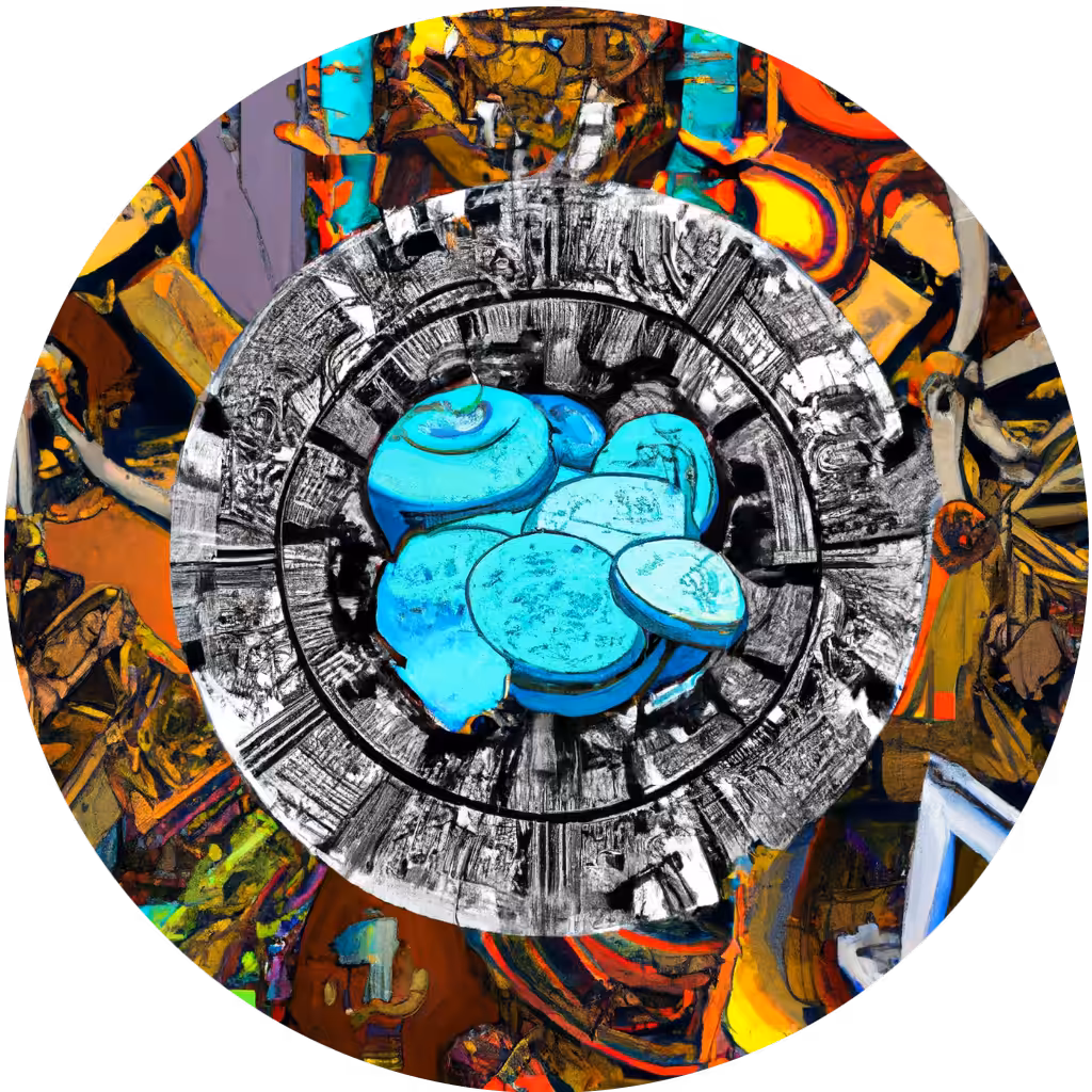 El Cosmograma de la Blockchain {Crítica <> Especulación}