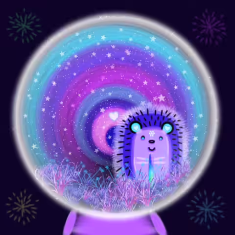 Solar Hedgehog-Galaxy Globe