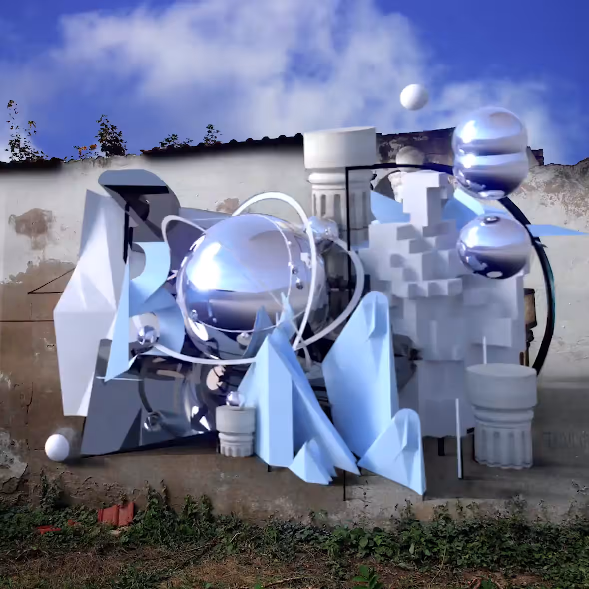 Vapors | Bond Truluv | AR Mural