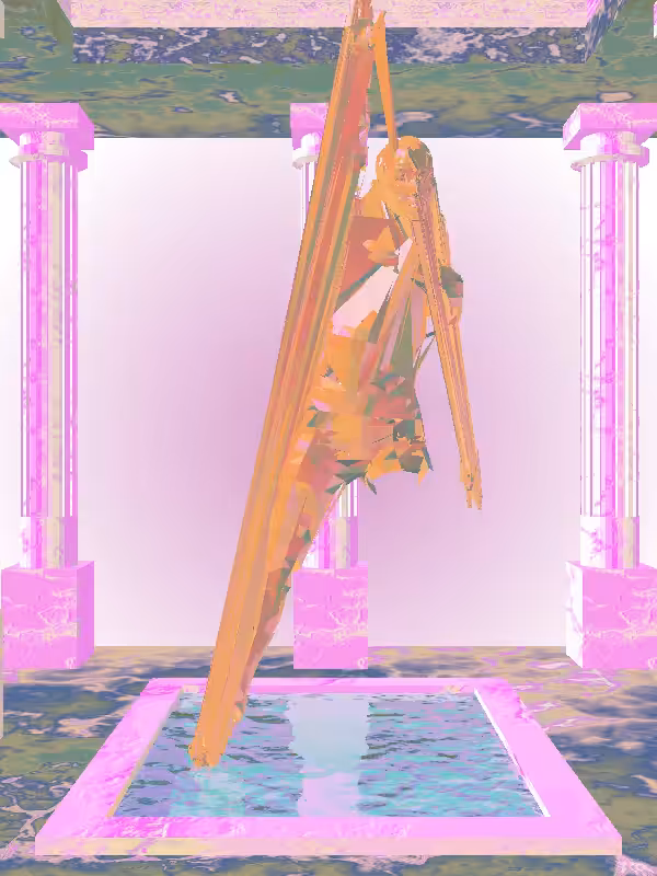HeavenComputer: The Fragmented Jazzy Sealwax Red Woman #4779