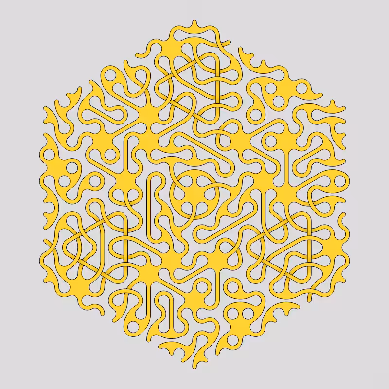Truchet Threefold Symmetry #21