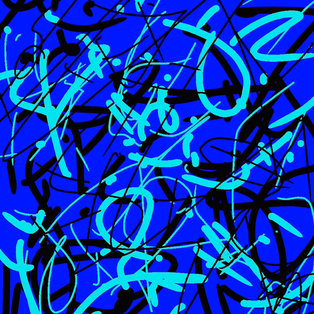 Blue Mural