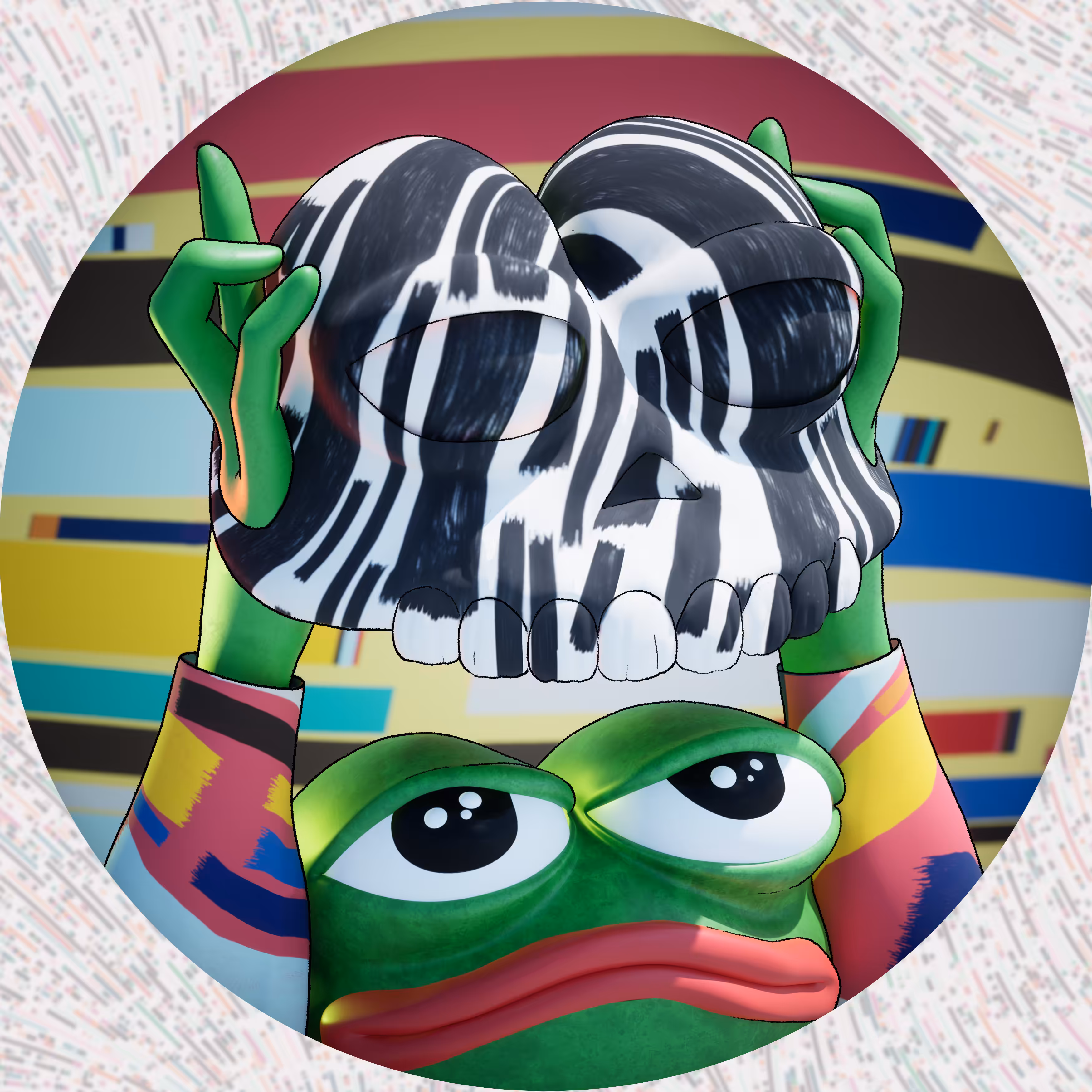 SKULLS OF PEPE 1/1: FIDENZA PEPE