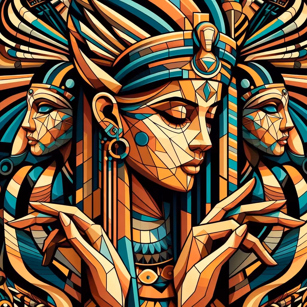Geometric Divinity: Isis #1