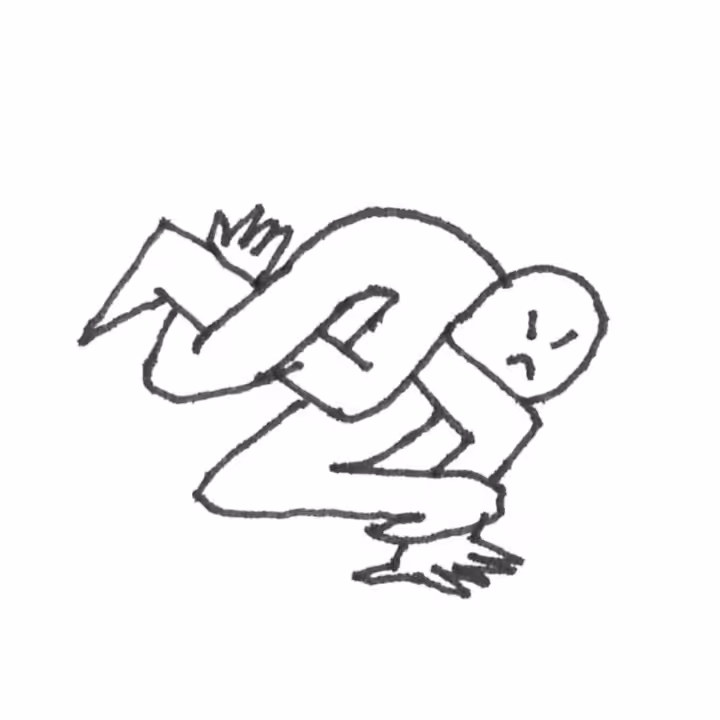 Contortionist #8 - Short legged Flamingo