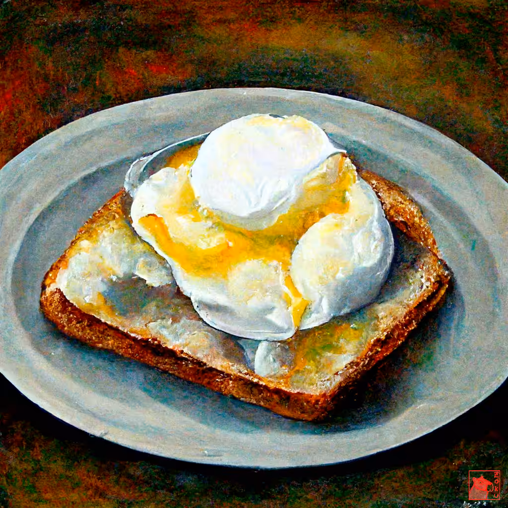 Poached egg on toast