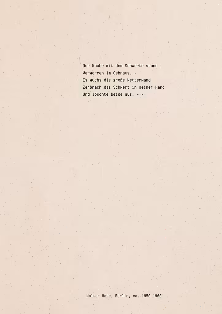 Did You Know That I can Breathe Underwater?: Did You Know That I Can Breathe Underwater - Walter Hase Poem 3