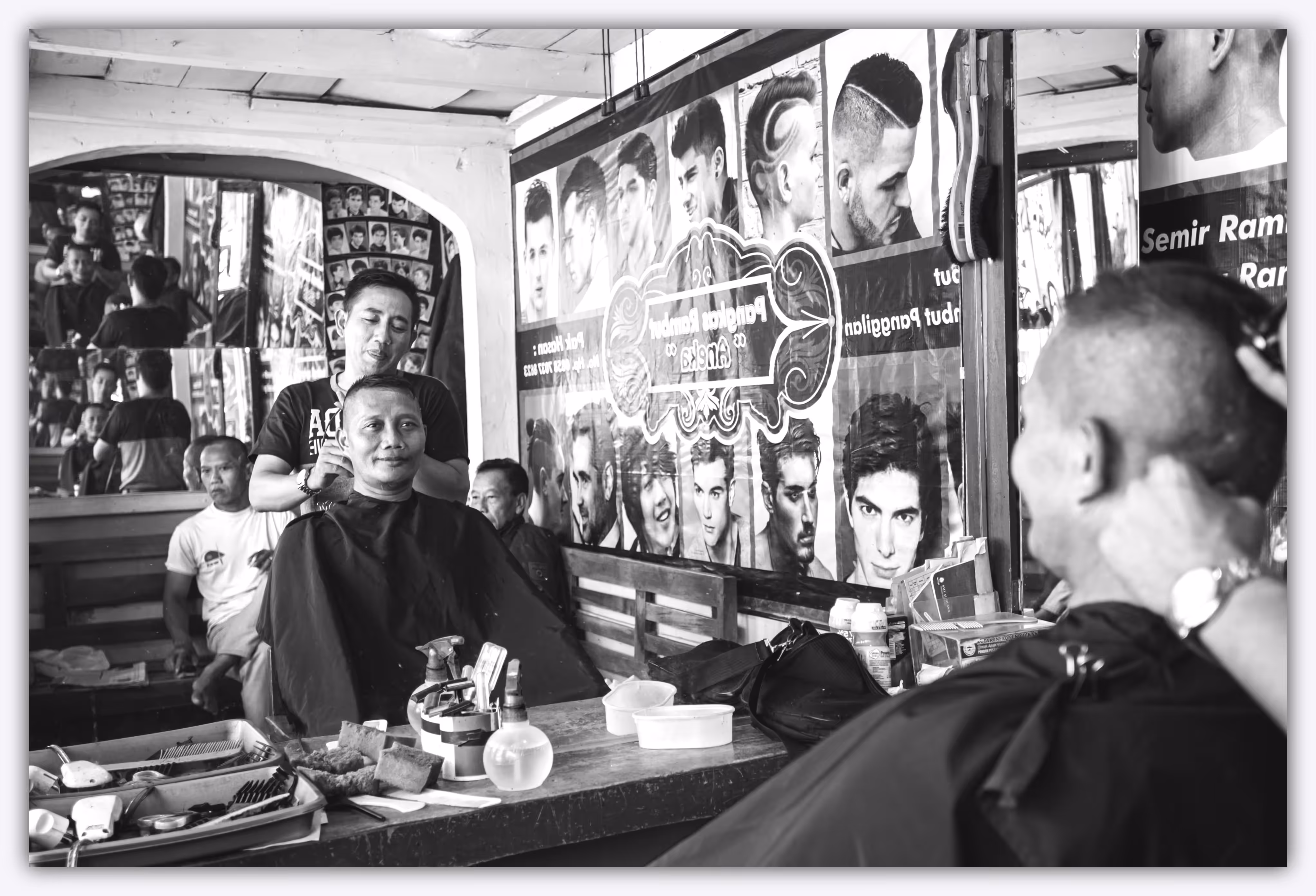  Barber shop.
