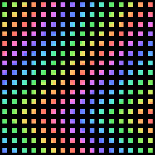 Animated RGB Squares #3