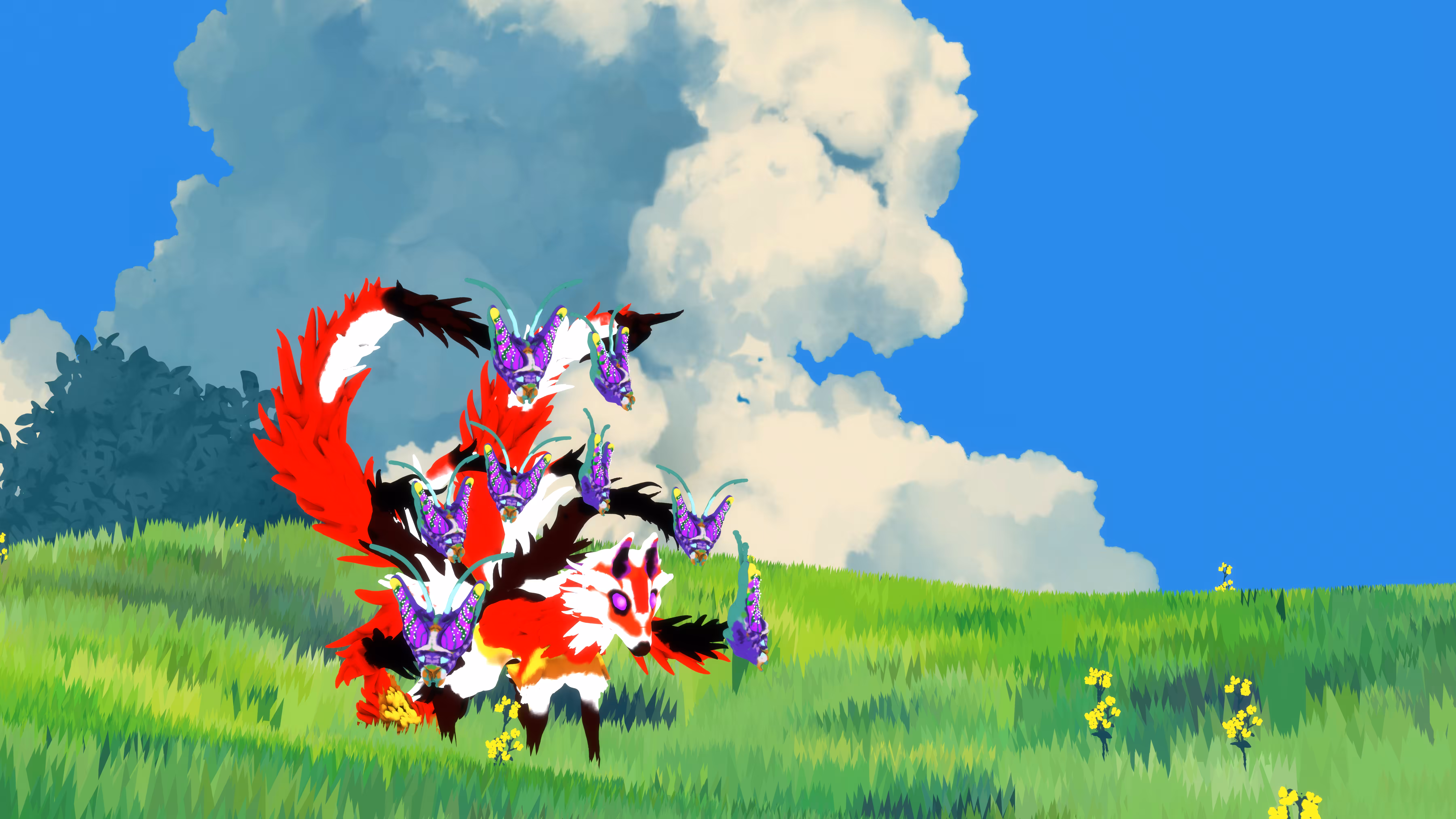 Kitsune in the Grass