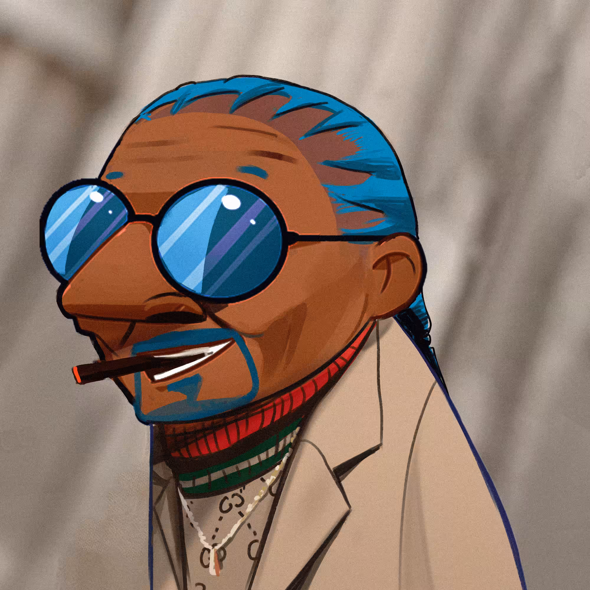 BlueHairGuy #046