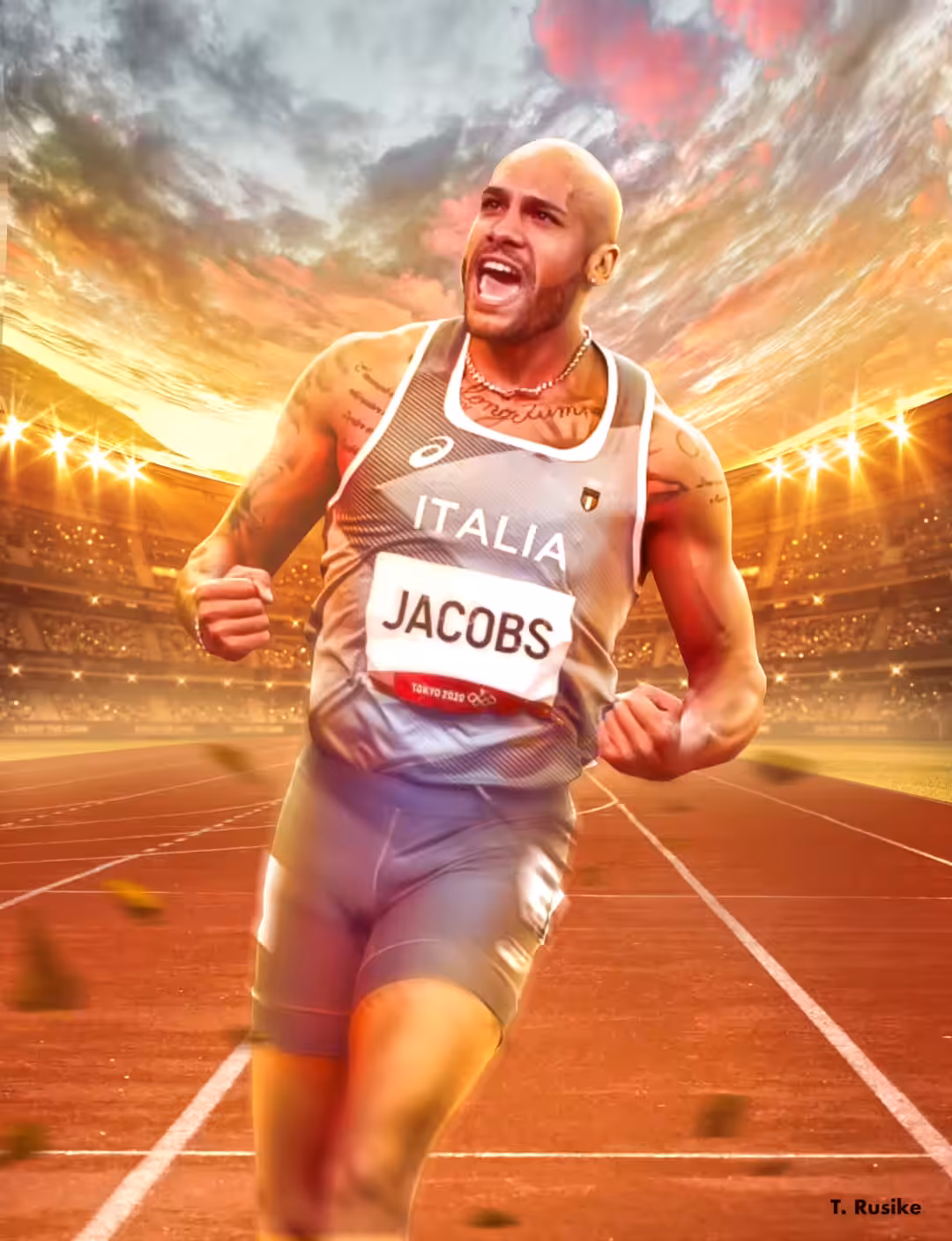 Superstar of Tokyo 2020 Olympic - Marcell Jacobs