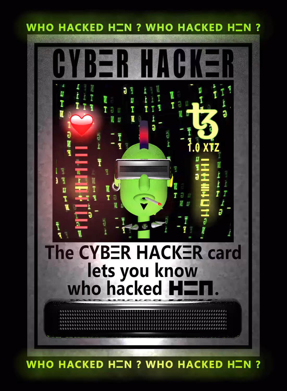 Card #22: Cyber Hacker