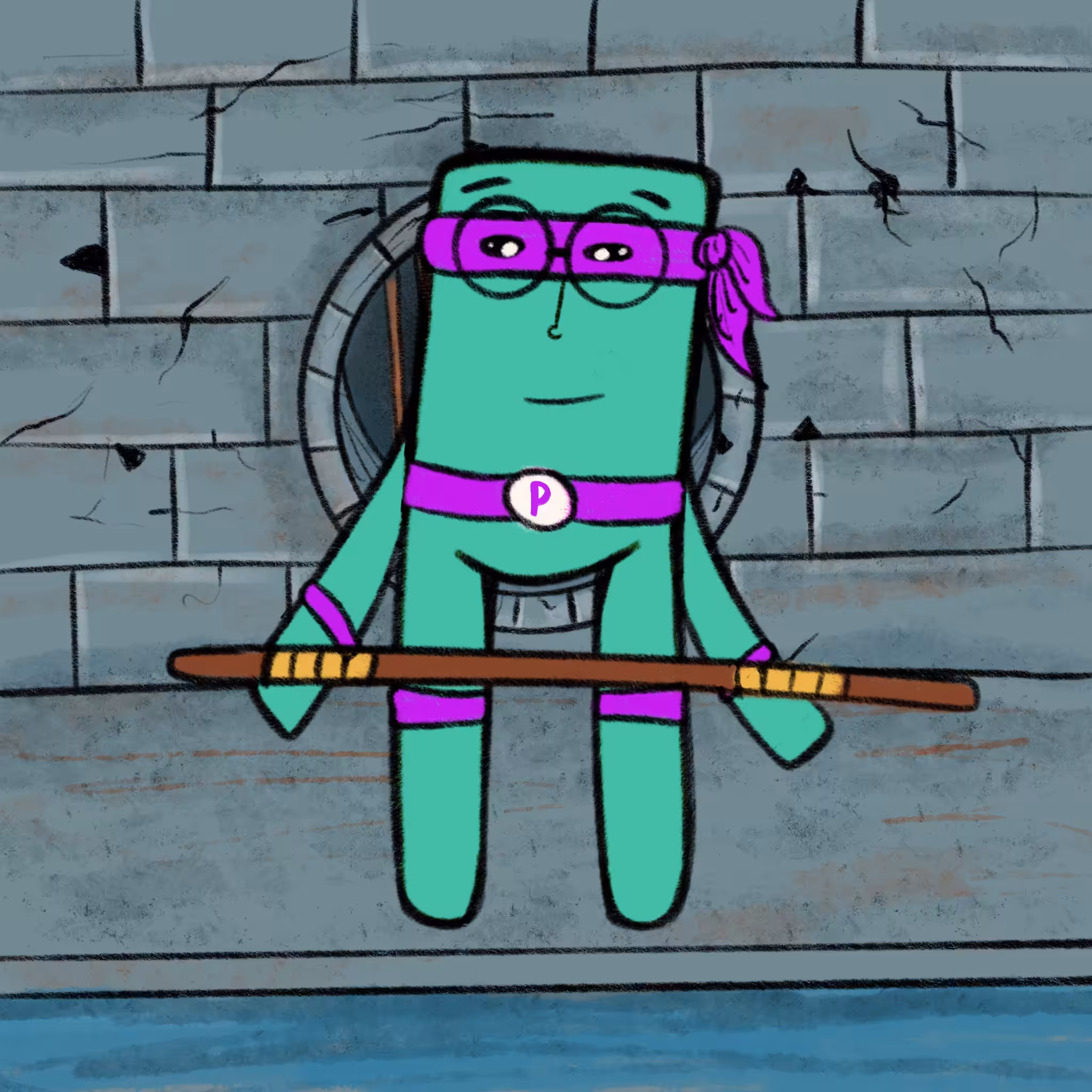 Teenage Purple Ninja Zubari