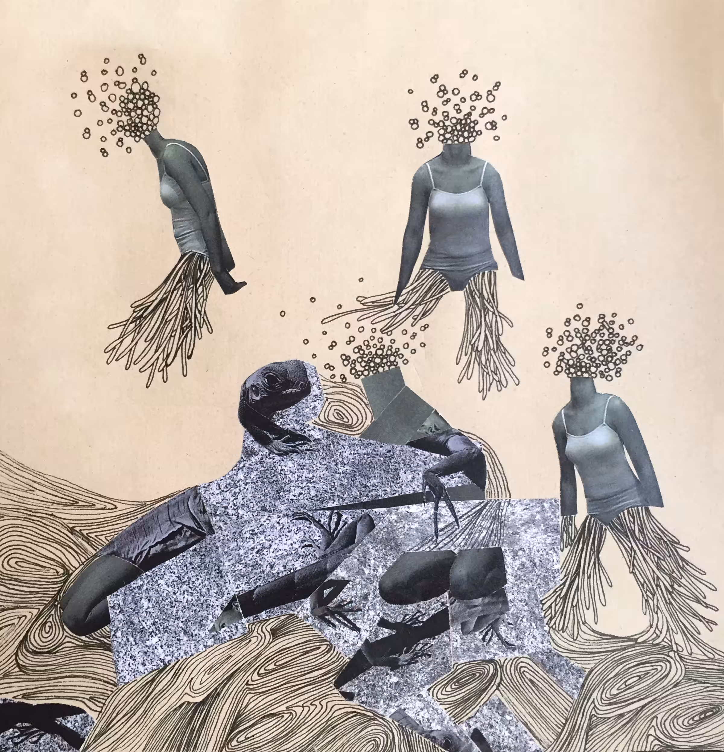 three women