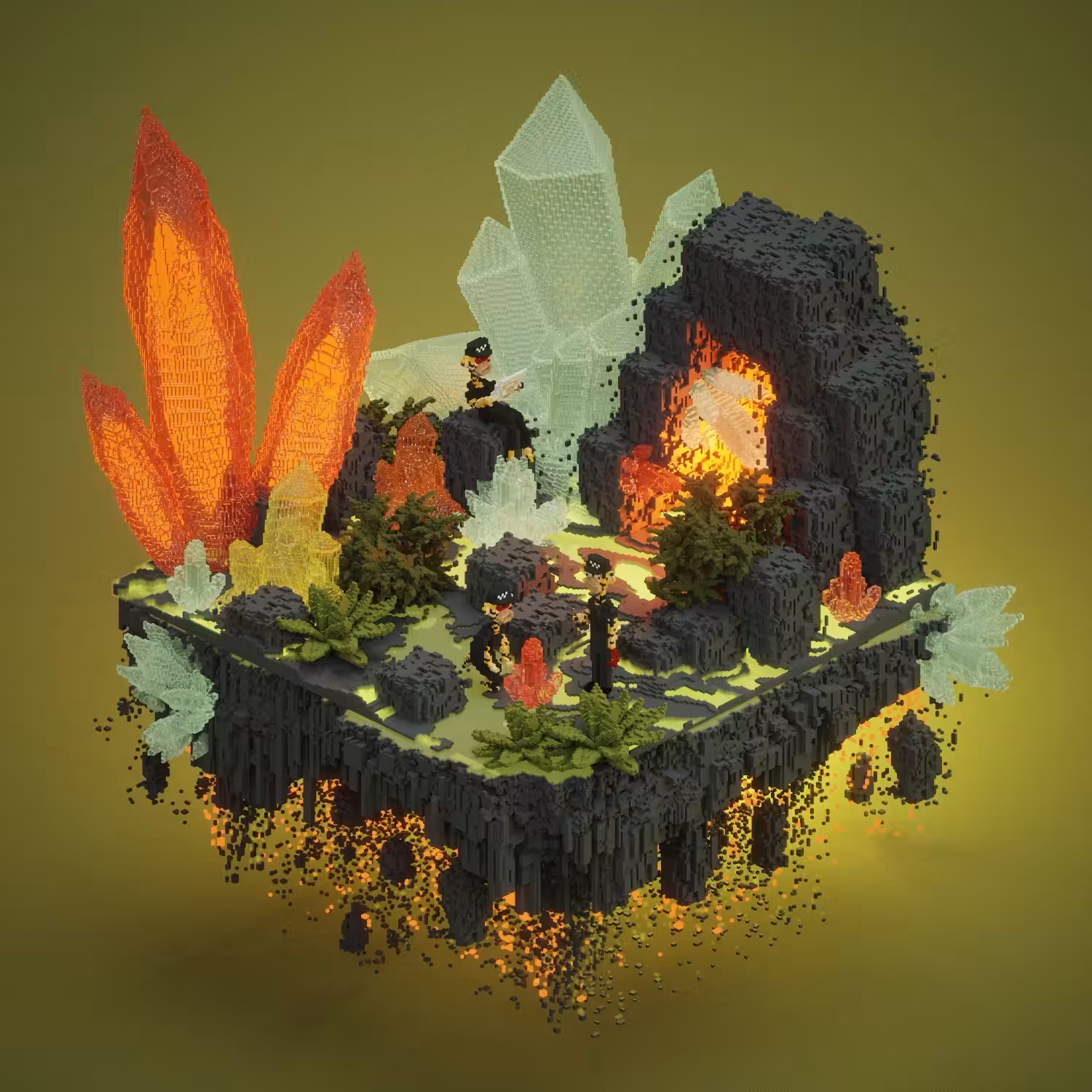 Crystal Land Of Rich Apes