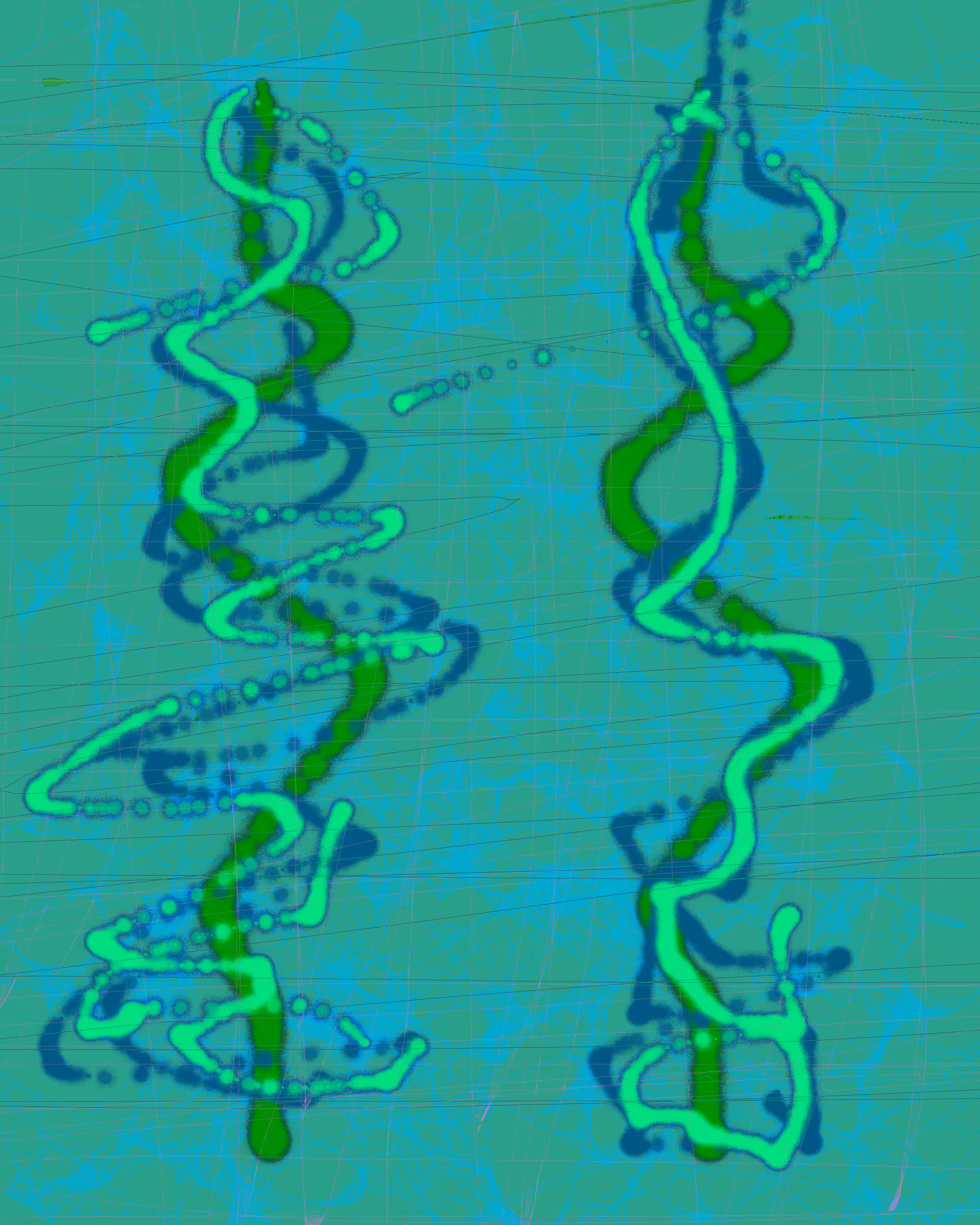 Representation Of Two Lovers Underwater