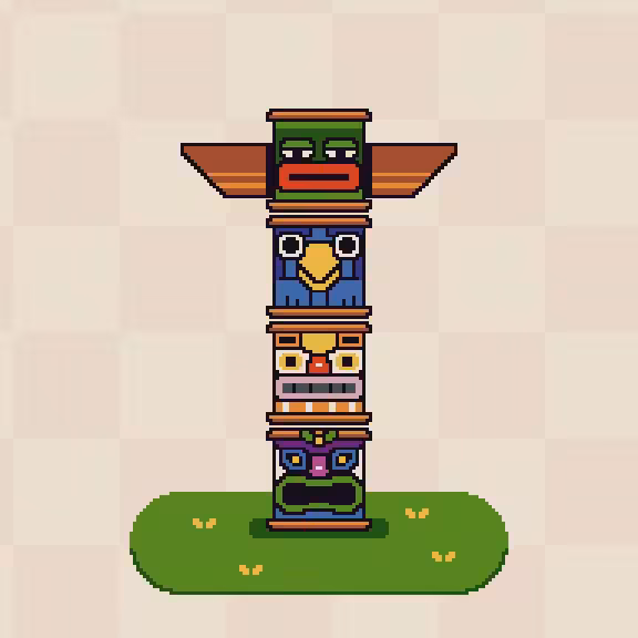 Tiki Totem #37