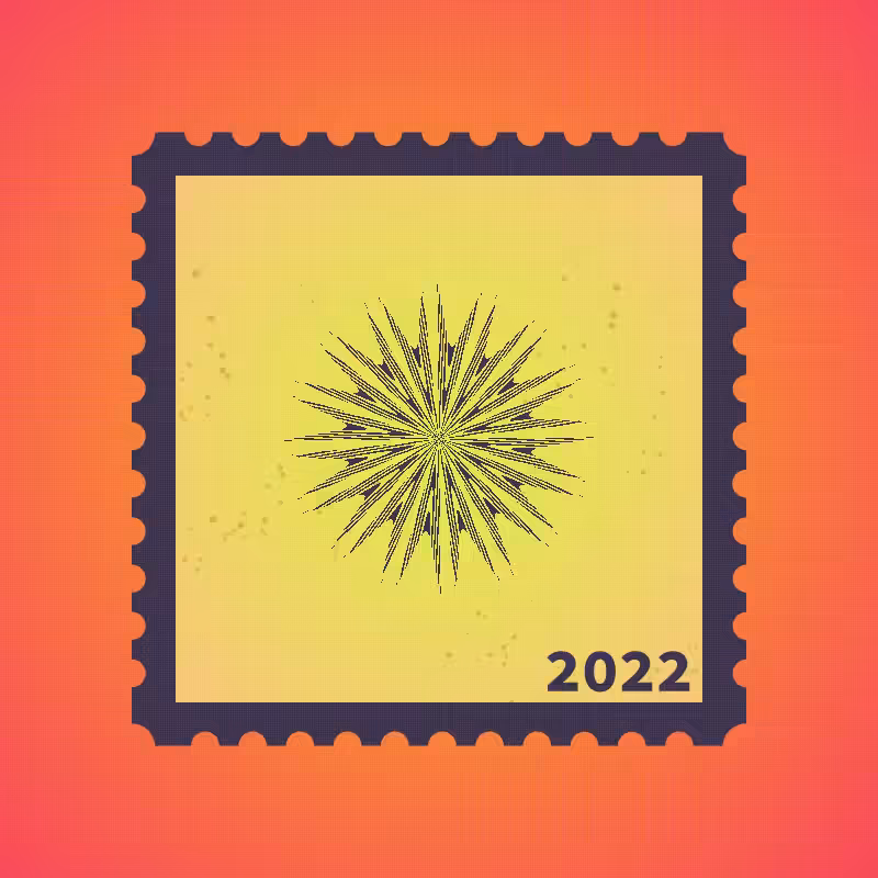 Snowflake stamp #12