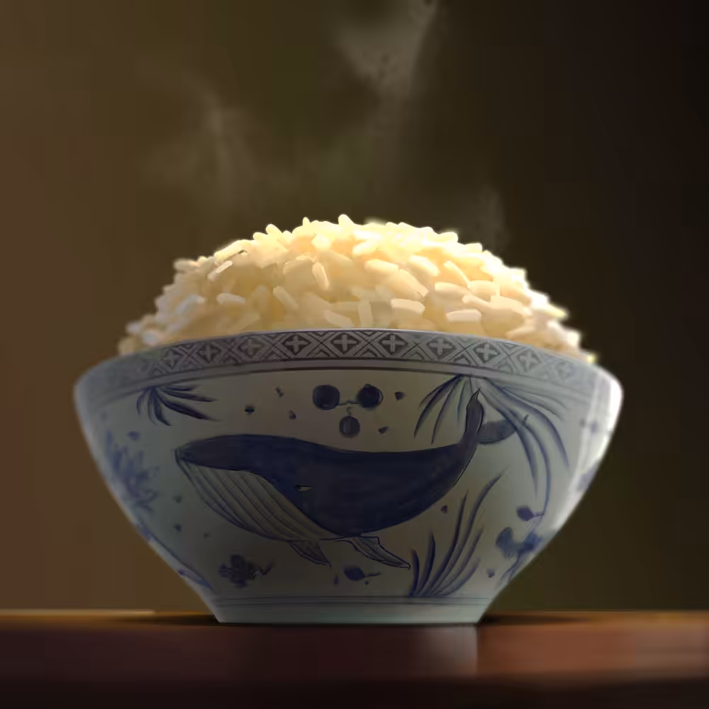 Whale Rice Bowl #1