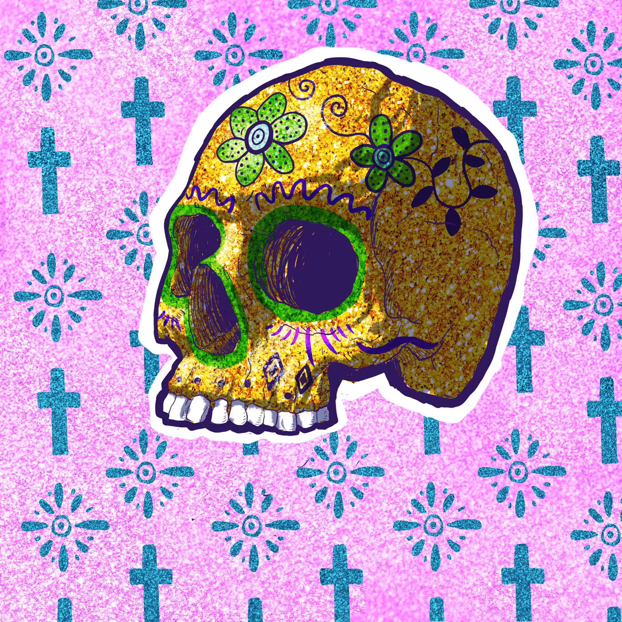 SugarSkull #056 - The Seeing Flower