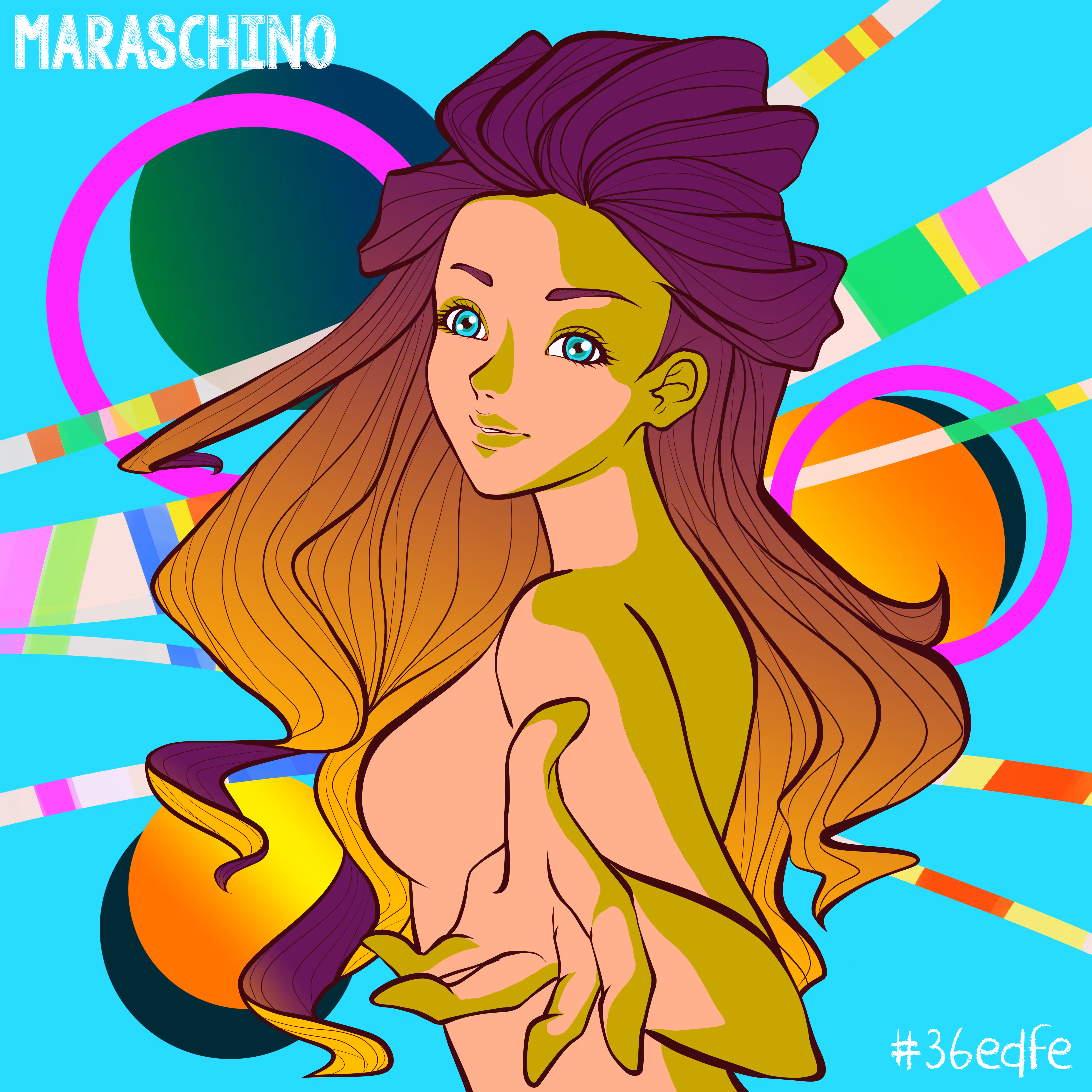 Maraschino #36EDFE