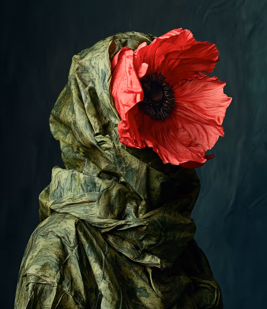 Bullets leave bloody flowers