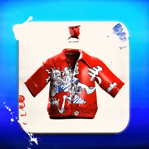 Wandering Red Collar Jacket