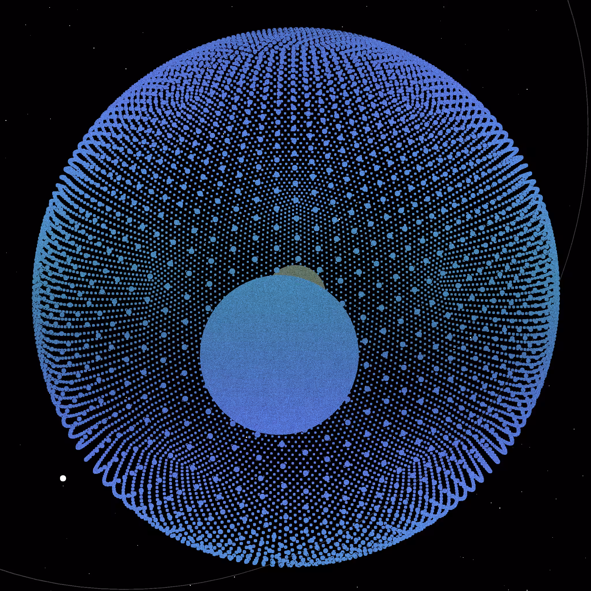Cometary coma #123